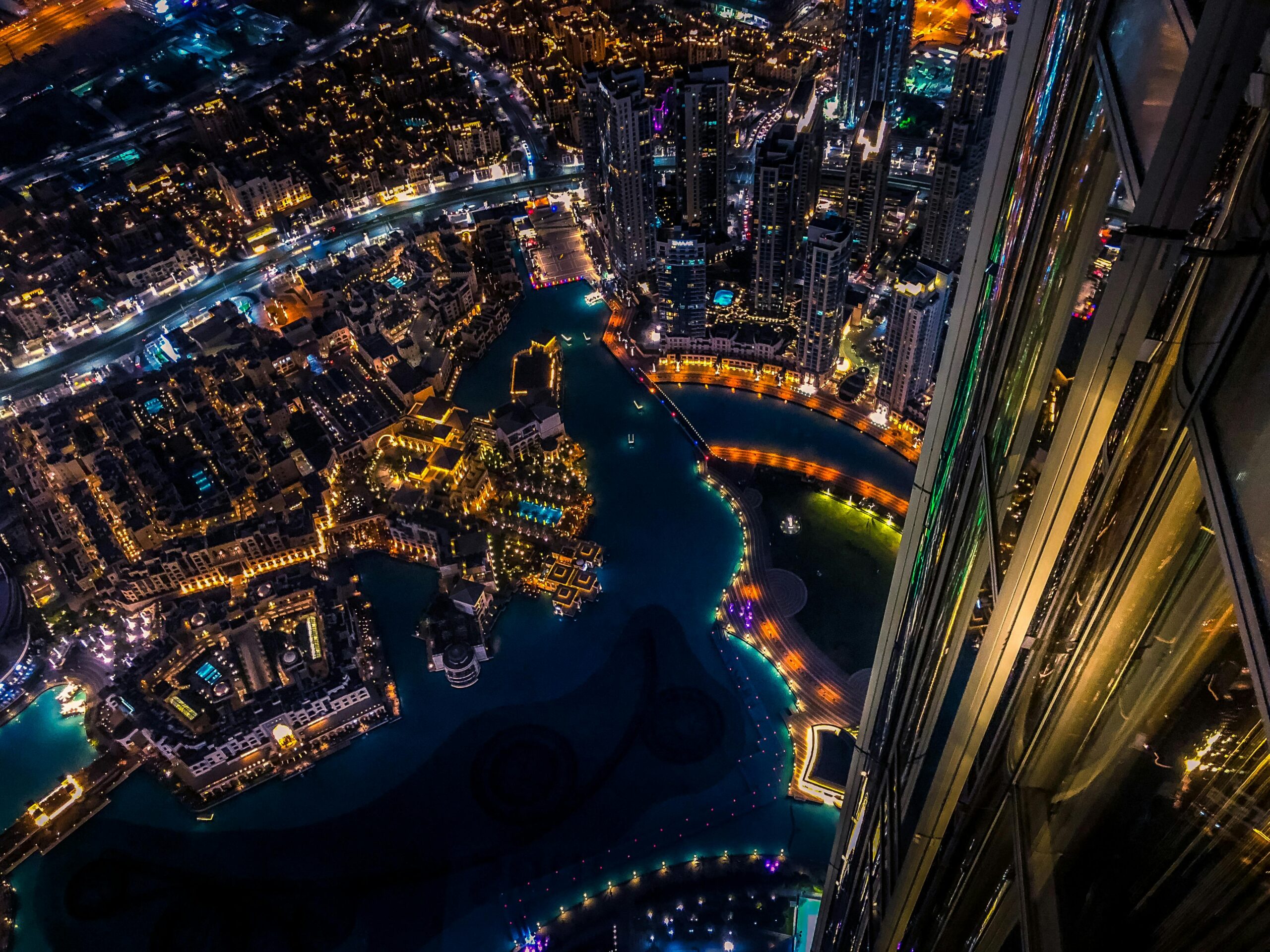 aerial-photography-of-cityscape-at-nighttime